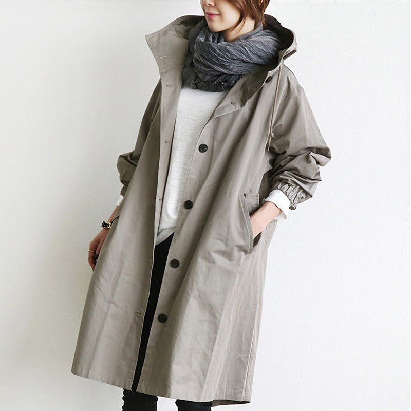 Janina | Elegant vanntett trenchcoat